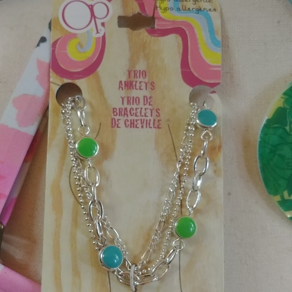 NWT OP Trio Anklet and Necklace Set - Picture 6 of 7